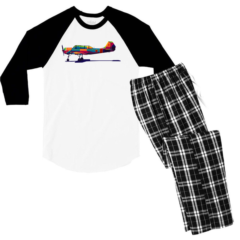 Yak 52 Men's 3/4 Sleeve Pajama Set | Artistshot