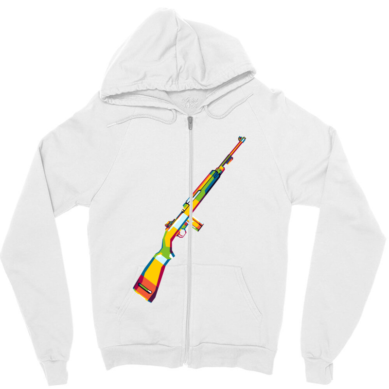 M1 Carbine Zipper Hoodie | Artistshot