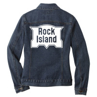 Rock Island Line Railroad Ladies Denim Jacket | Artistshot