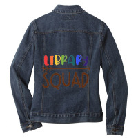 Library Squad For Light Ladies Denim Jacket | Artistshot