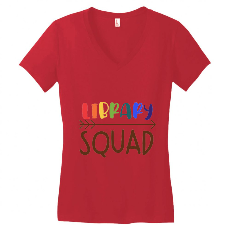 Library Squad For Light Women's V-Neck T-Shirt by AMderra12 | Artistshot