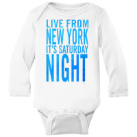 Saturday Night Live It's Saturday Night Comfortable T Shirt Long Sleeve Baby Bodysuit | Artistshot