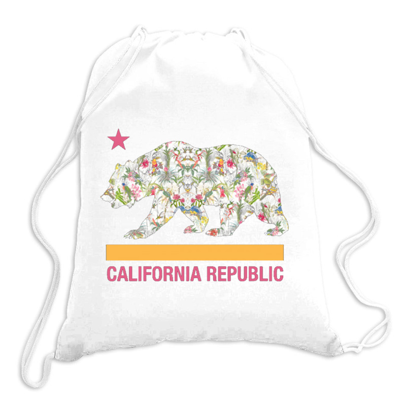 California Republic Drawstring Bags | Artistshot