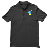 Hang Loose Big Blue Men's Polo Shirt | Artistshot