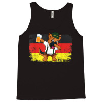 Dabbing German Shepard Cute Dog With Beer Mug Oktoberfest T Shirt Tank Top | Artistshot