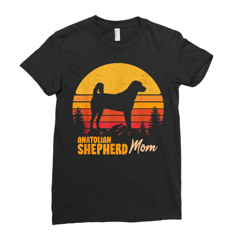 Anatolian Shepherd Mom Mama Vintage Retro Dog Women Gift T Shirt Ladies Fitted T-Shirt by emly9i8u7y6y5t | Artistshot