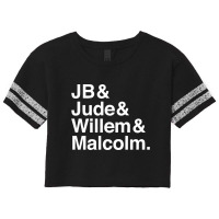 Jb & Jude & Willem & Malcolm Scorecard Crop Tee | Artistshot