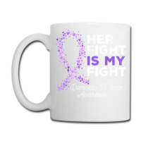 Her Fight Is My Fight   Domestic Violence Awareness Ribbon T Shirt Coffee Mug | Artistshot