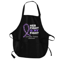 Her Fight Is My Fight   Domestic Violence Awareness Ribbon T Shirt Medium-length Apron | Artistshot