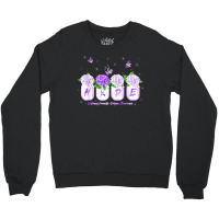 Hope Hydrangea Flower Butterfly Domestic Violence Awareness T Shirt Crewneck Sweatshirt | Artistshot