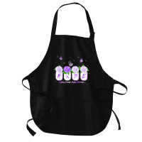 Hope Hydrangea Flower Butterfly Domestic Violence Awareness T Shirt Medium-length Apron | Artistshot