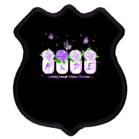 Hope Hydrangea Flower Butterfly Domestic Violence Awareness T Shirt Shield Patch | Artistshot