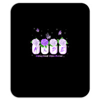 Hope Hydrangea Flower Butterfly Domestic Violence Awareness T Shirt Mousepad | Artistshot