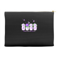 Hope Hydrangea Flower Butterfly Domestic Violence Awareness T Shirt Accessory Pouches | Artistshot