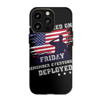 I Wear Red On Friday Remember Deployed American Flag Retro T Shirt Iphone 13 Pro Case | Artistshot