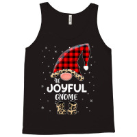 Joyful Gnome Buffalo Plaid Matching Family Christmas Pajama T Shirt Tank Top | Artistshot