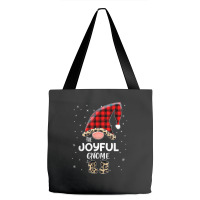 Joyful Gnome Buffalo Plaid Matching Family Christmas Pajama T Shirt Tote Bags | Artistshot