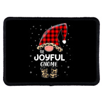 Joyful Gnome Buffalo Plaid Matching Family Christmas Pajama T Shirt Rectangle Patch | Artistshot