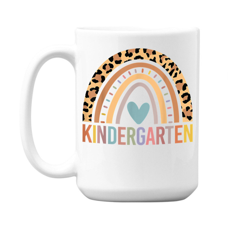 Kindergarten Rainbow Girls Boys Teacher Team Kinder Squad T Shirt 15 Oz Coffee Mug | Artistshot