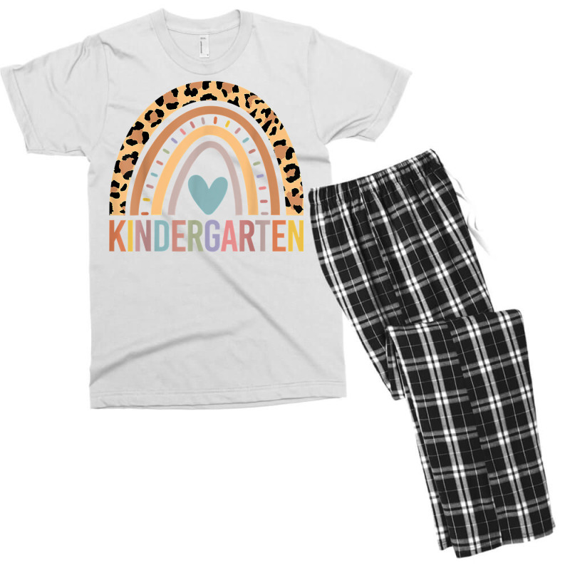 Kindergarten Rainbow Girls Boys Teacher Team Kinder Squad T Shirt Men's T-shirt Pajama Set | Artistshot