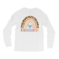 Kindergarten Rainbow Girls Boys Teacher Team Kinder Squad T Shirt Long Sleeve Shirts | Artistshot