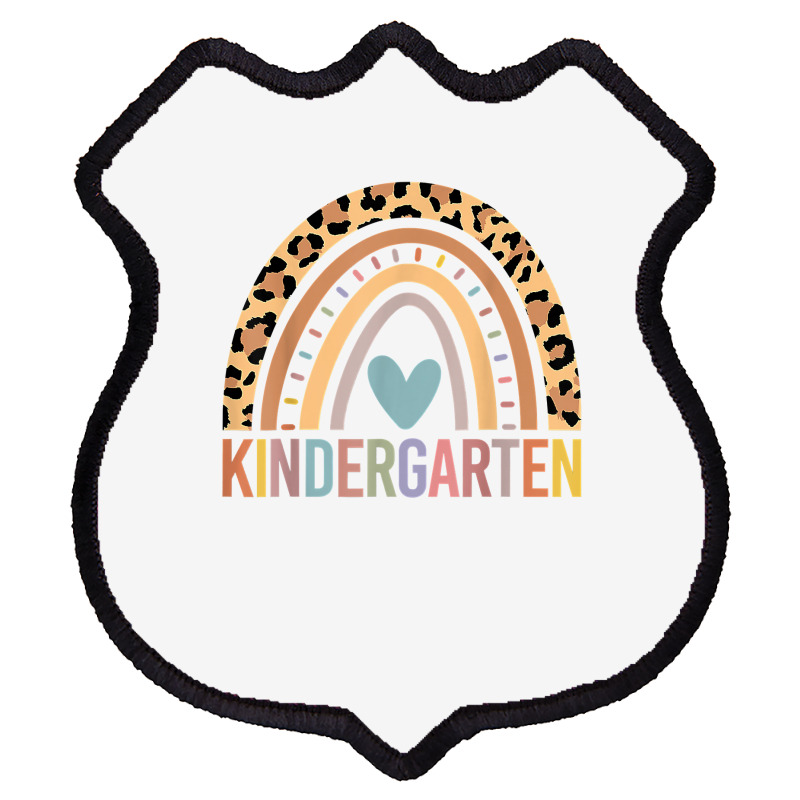 Kindergarten Rainbow Girls Boys Teacher Team Kinder Squad T Shirt Shield Patch | Artistshot