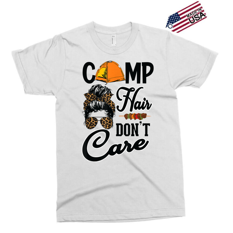 Ladies Camp Hair Don't Care Funny Outdoors Women Teen Girls T Shirt Exclusive T-shirt | Artistshot