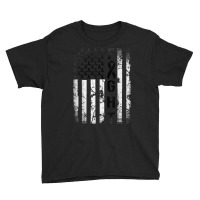 Melanoma Cancer Awareness, Black Ribbon Fight American Flag T Shirt Youth Tee | Artistshot