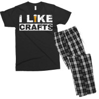 Mens I Like Crafts Beer Funny Clever Drinking And Hops Apparel T Shirt Men's T-shirt Pajama Set | Artistshot