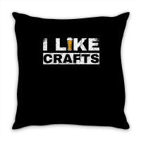 Mens I Like Crafts Beer Funny Clever Drinking And Hops Apparel T Shirt Throw Pillow | Artistshot