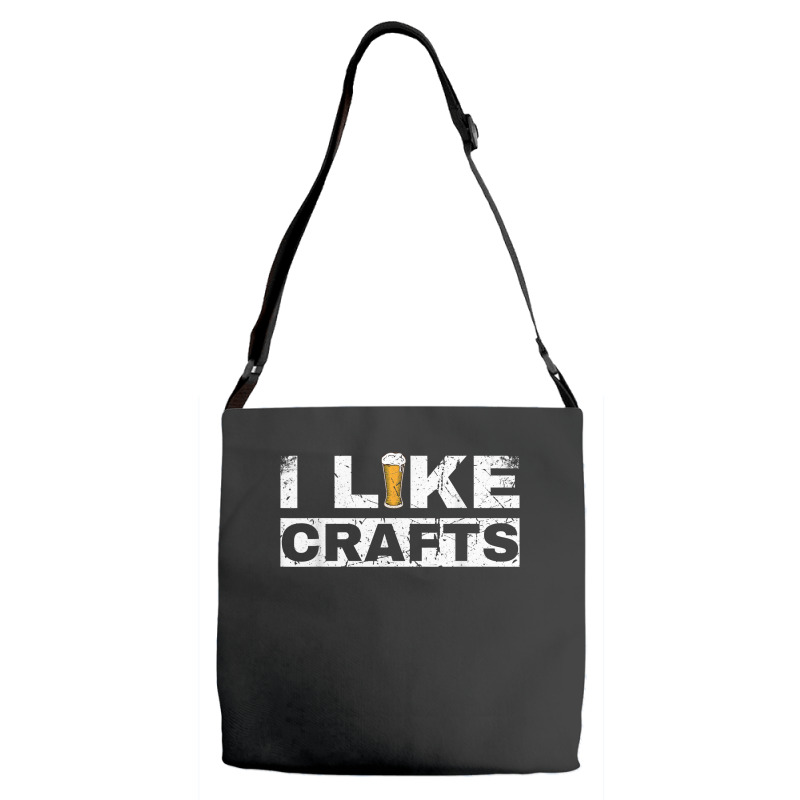 Mens I Like Crafts Beer Funny Clever Drinking And Hops Apparel T Shirt Adjustable Strap Totes | Artistshot