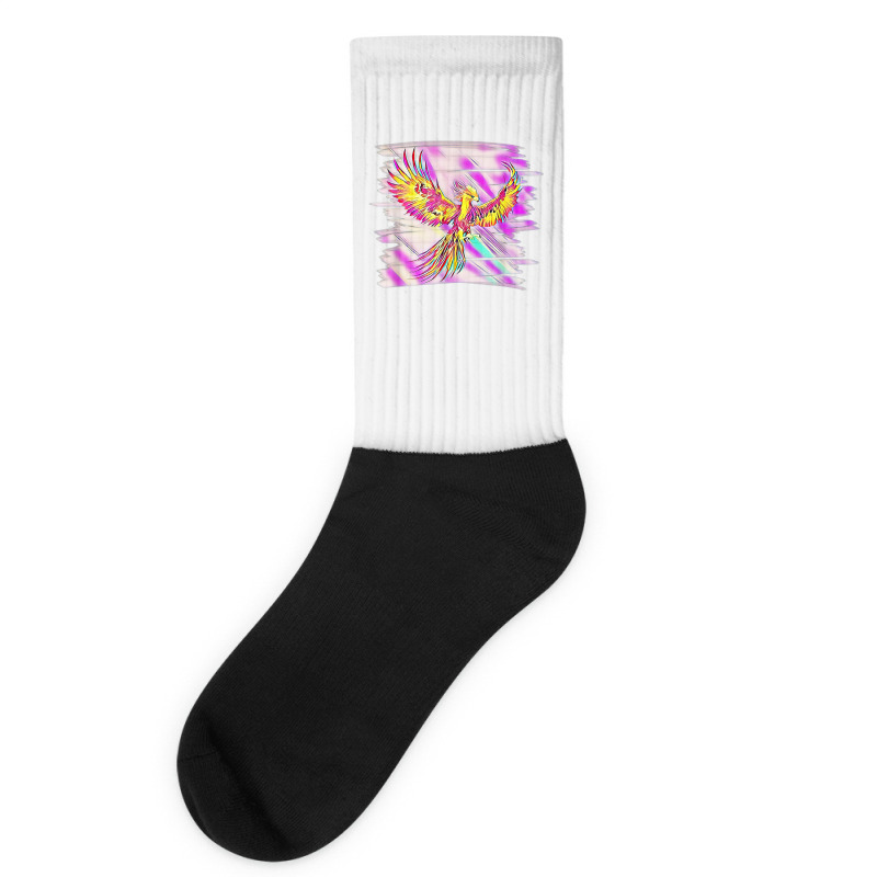 Phoenix From The Ashes Mythical Fire Bird Phoenix T Shirt Socks | Artistshot