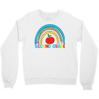 Rainbow Second Grade 2nd Grade Back To School Teacher Kids T Shirt Crewneck Sweatshirt | Artistshot