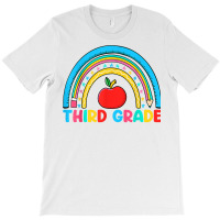 Rainbow Third Grade 3rd Grade Back To School Teacher Student T Shirt T-shirt | Artistshot