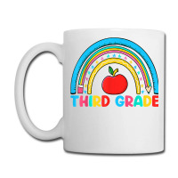 Rainbow Third Grade 3rd Grade Back To School Teacher Student T Shirt Coffee Mug | Artistshot