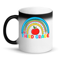 Rainbow Third Grade 3rd Grade Back To School Teacher Student T Shirt Magic Mug | Artistshot