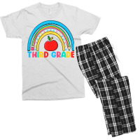 Rainbow Third Grade 3rd Grade Back To School Teacher Student T Shirt Men's T-shirt Pajama Set | Artistshot