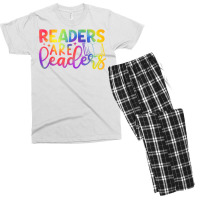 Readers Are Leaders Shirt Smart Reader's Funny Book Lover T Shirt Men's T-shirt Pajama Set | Artistshot