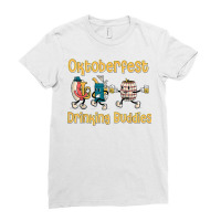 Oktoberfest Drinking Buddies Beer Festival T Shirt Ladies Fitted T-shirt | Artistshot