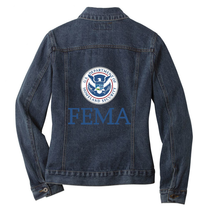 Federal Emergency Management Agency Fema Patch Bir Ladies Denim Jacket by farisdi | Artistshot