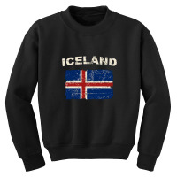 Iceland Flag Youth Sweatshirt | Artistshot