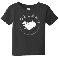 Iceland Graphic Vintage Retro T Shirt Baby Tee | Artistshot