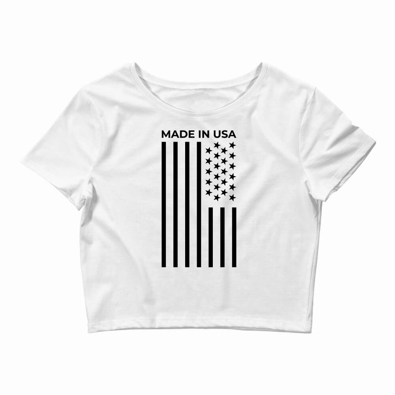 American Flag Crop Top by SuryanaShop | Artistshot