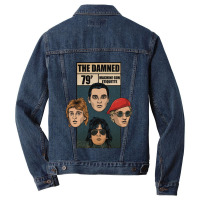 The Damned Machine Gun Etiquette Men Denim Jacket | Artistshot