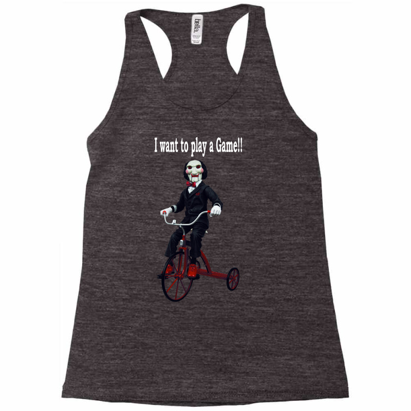 Saw Trike Play A Game Horror Bike Racerback Tank by radmadhi | Artistshot