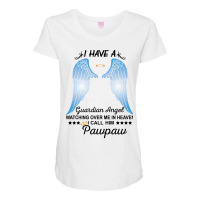 My Pawpaw Is My Guardian Angel Maternity Scoop Neck T-shirt | Artistshot