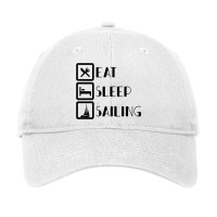 Eat Sleep Sailing For Light Adjustable Cap | Artistshot