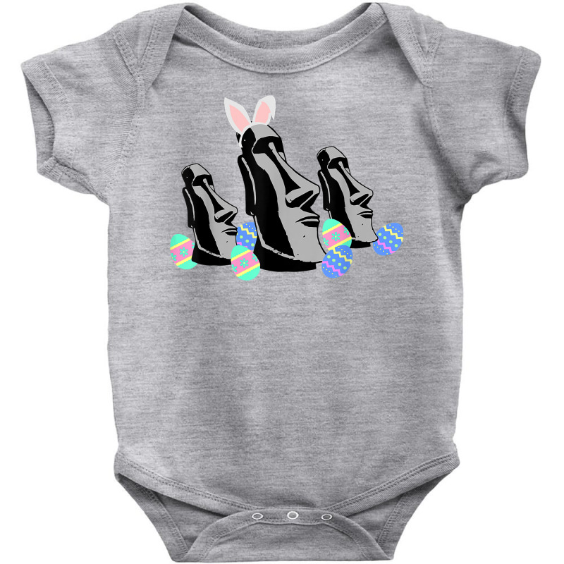 Easter Island Heads Bunny Ears Funny For Men Women T Shirt Baby Bodysuit | Artistshot