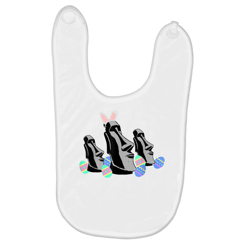 Easter Island Heads Bunny Ears Funny For Men Women T Shirt Baby Bibs | Artistshot