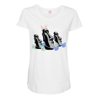 Easter Island Heads Bunny Ears Funny For Men Women T Shirt Maternity Scoop Neck T-shirt | Artistshot